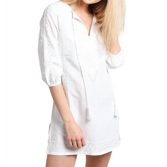 NEW AMITA NAITHANI glam embellished tunic in white - Picture 2 of 4